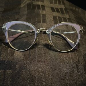 Miu Miu Lavender and Silver Women's Glasses